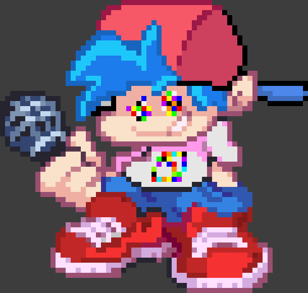 [662517] *just staring at the glitched parts of Fever Town, laughing like a glitch* {Errored BF}