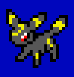 [9664c4] Pixel Art Umbreon