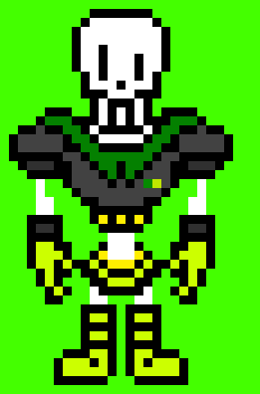 [5055cc] UnderTale - Papyrus (Overworld Sprite) (KamuiSenketsu)