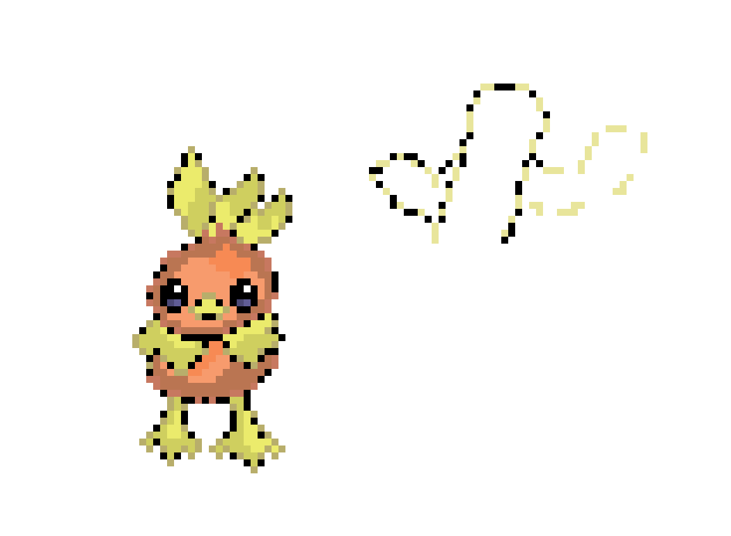 [3fcaee]  combusken in the style of gen 1 wip - Tom