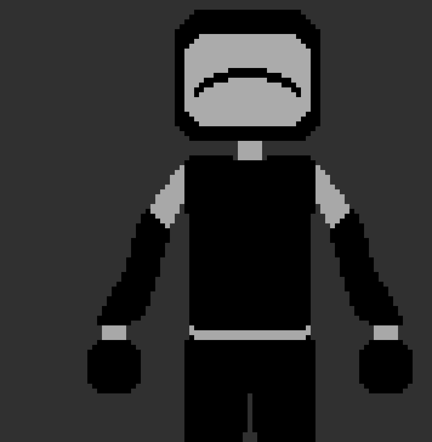 [25d002] *He shoots at a training dummy*