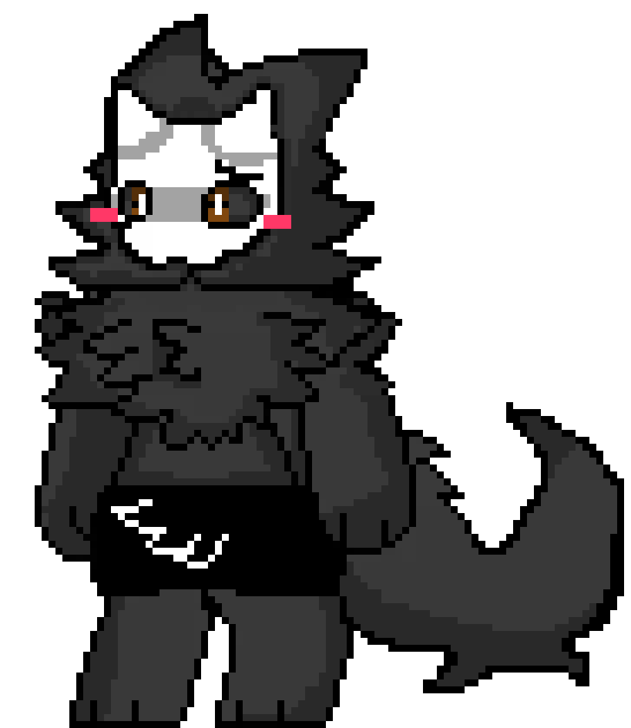 [2211ff] [Changed]: Evan The Dark Latex Wolf (My Take)[Side] {Blush