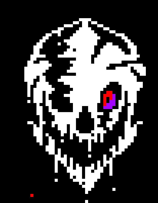 [fdea83] *a wall of gaster blasters shoot down everyone