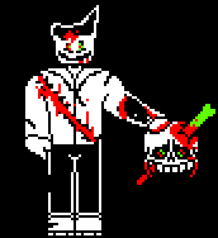 [20335a] *stops using the magic to hold the head and looks at cade* A Next victim.-Insanity! Jase