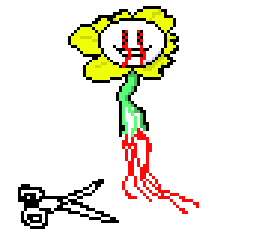 [392502] snipped flowey
