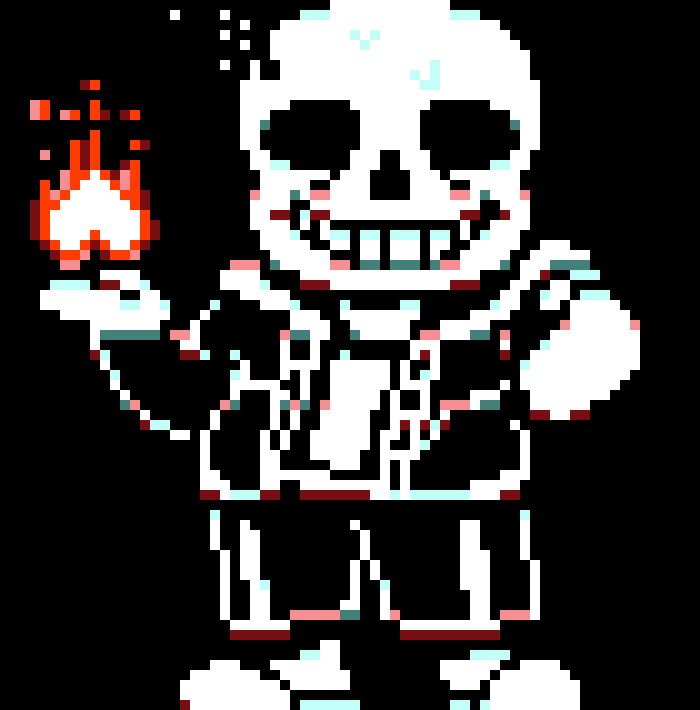 [6a27ef] *befor sans melts he begins to defy the laws of physics and flys back in  and hold the boss by the throat*- determined sans
