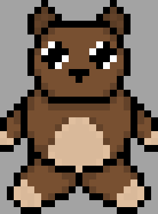 [90896a] *The teddy bear was accidentally left on the ground.*