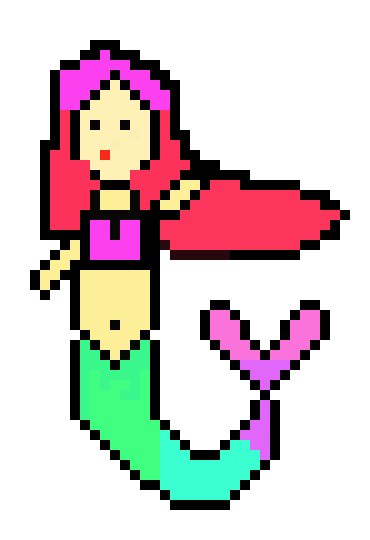 [741aab] My rainbow mermaid