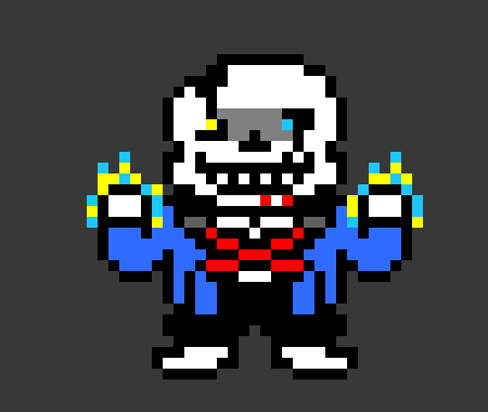 [1b2334] (i'm shoting the cursed sans and papyrus btw)