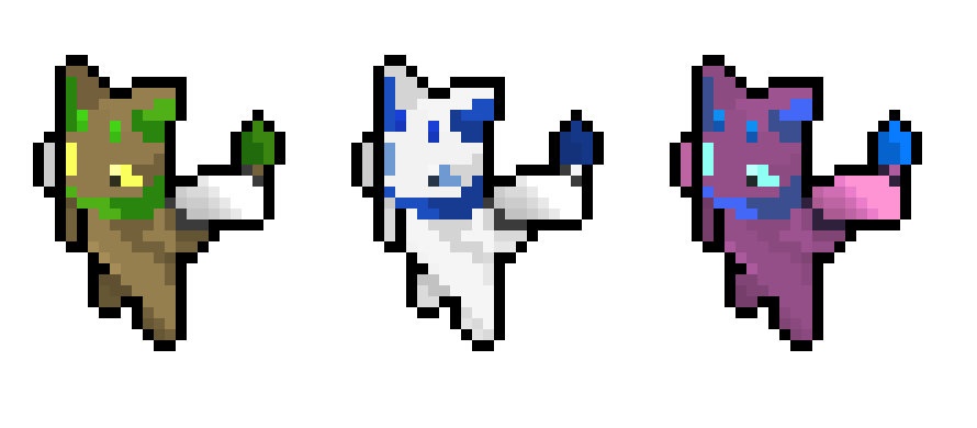 [965131] (left to right) Normal, Exotic, Elusive