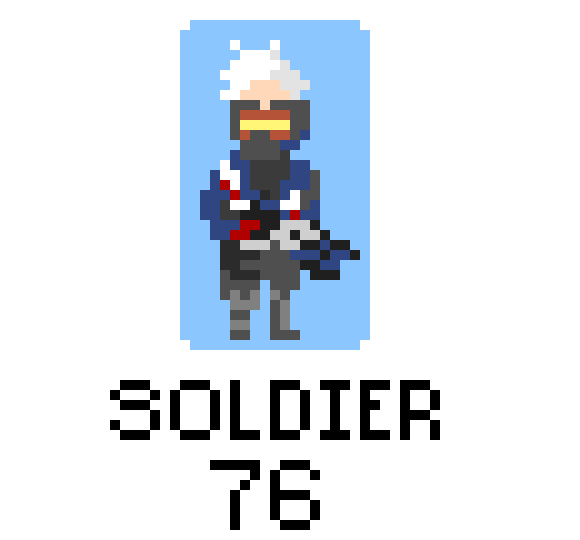 [9664c4] Overwatch Soldier 76 Sprite