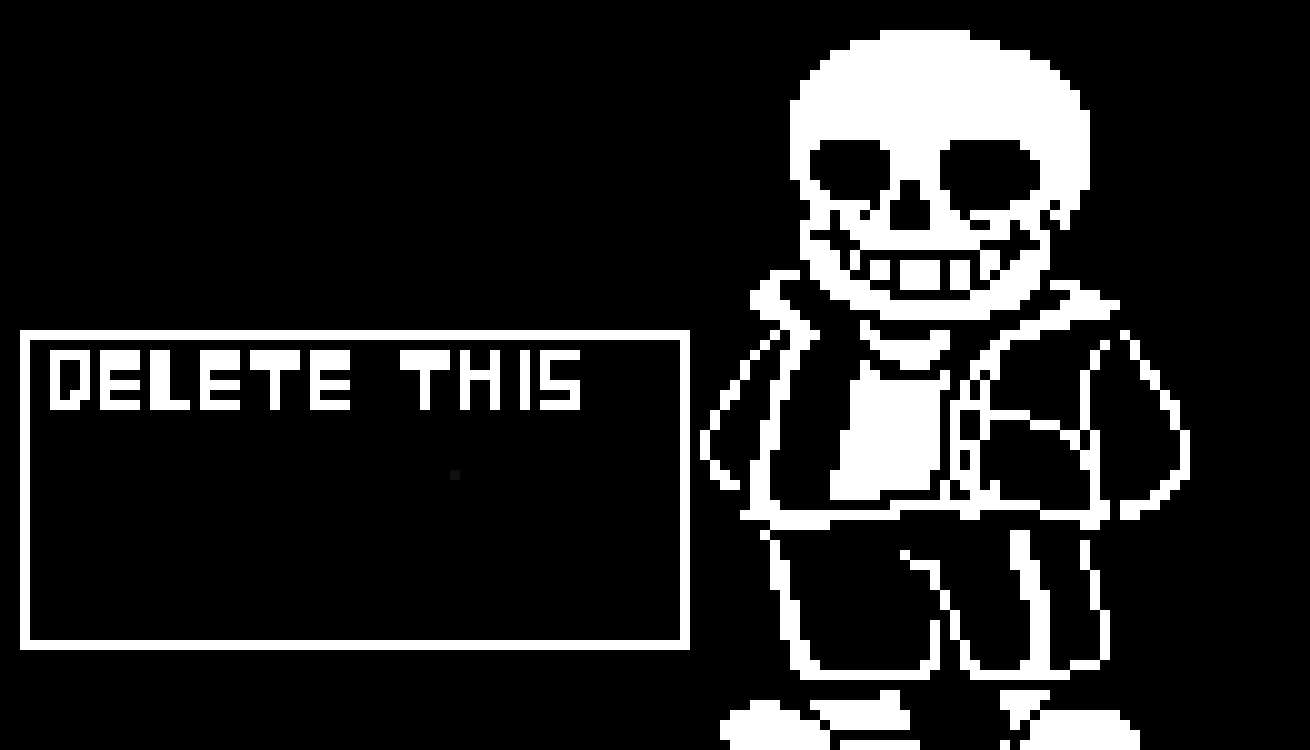[87a1d6] Deltarune Sans sprite