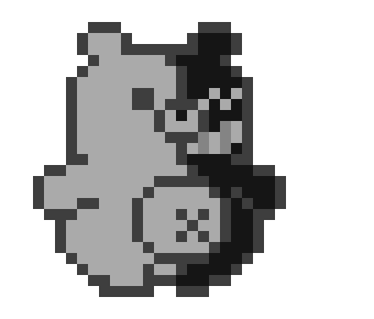[e530e7] monokuma pixel sprite base