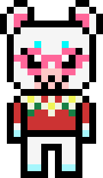 [a05f58] Flurry from animal crossing in danganronpa pixel sprite form!