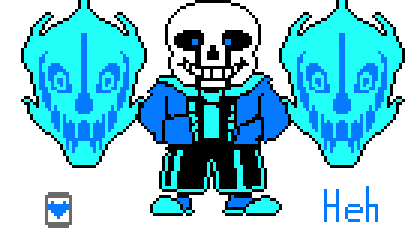 [773426] Sans With Gaster Blasters Sprite (FIXED!)