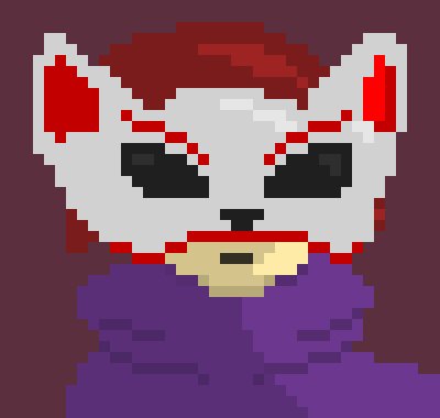 [5b2f3e] -holds up a severely cracked version of the previous mask- couldn't fix that one, so I just put on my old one, it's stronger. 