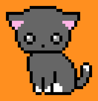 [f5cef4] Pixel Cat