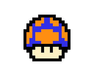 [9664c4] Orange/Peach Shroom