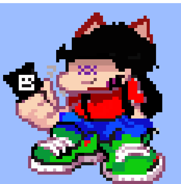 [8a98ae] "dream calls and says he will be gliching your univers to ash" what.. why am i smilling... oh no -luca  