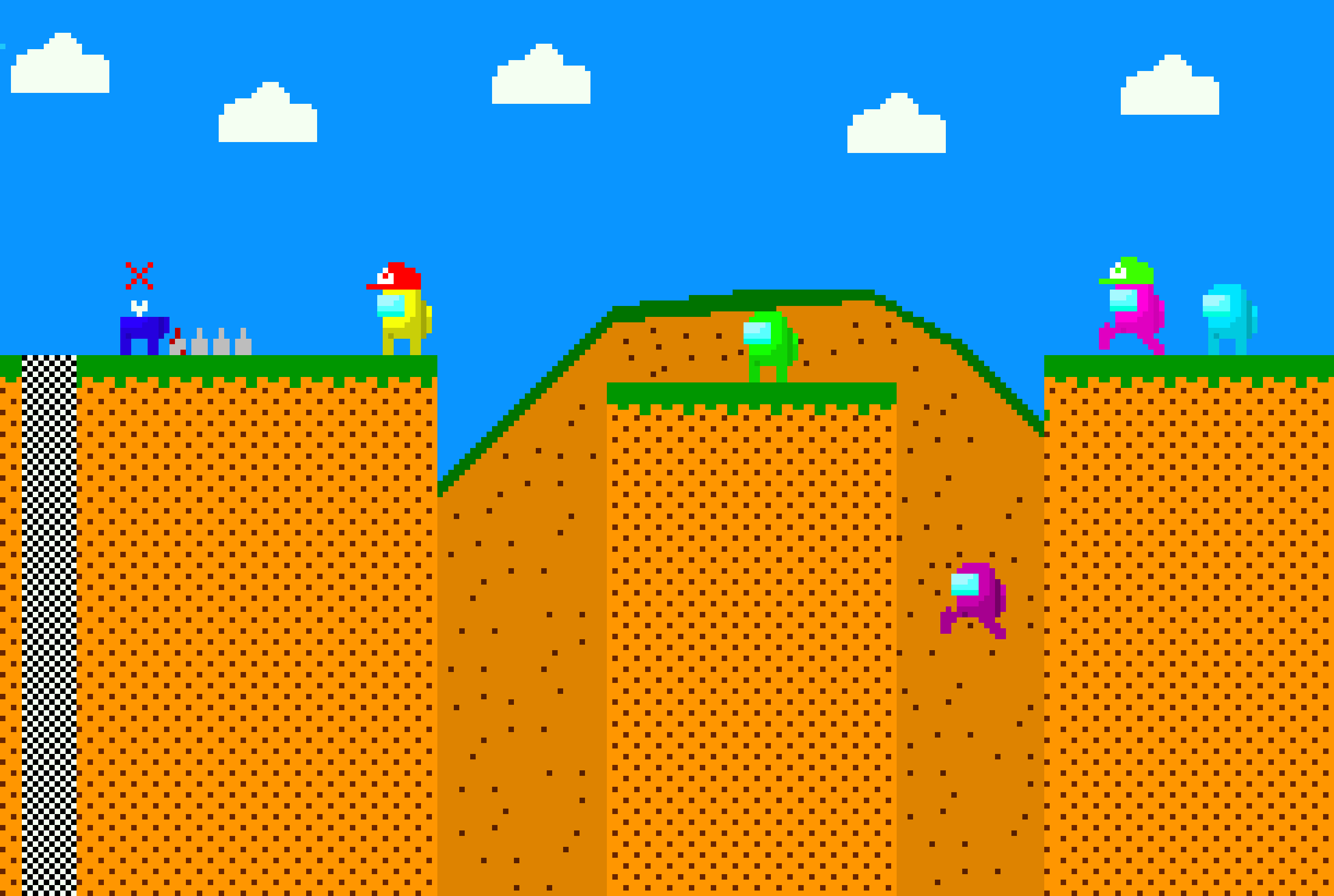 [acbc50] Super Among Us Complete! Multiplayer race update! Up to 10 players in a race for 1st place