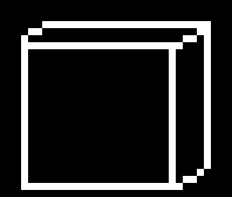 [be82ba] (A single metal crate...)