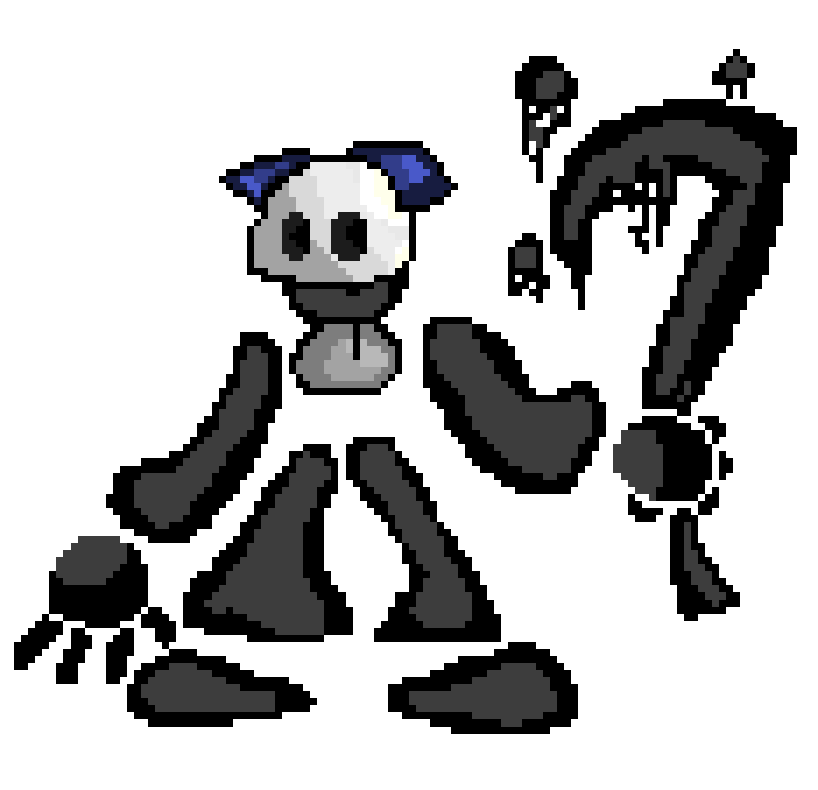 [3fcaee]  some info about drone: drone the ghost drone isnt its real name as it has none it wanders forests and lives there somtimes moving from place to place it whelds a scyth for defense it gets angery easly and weres the head of a drone and made the blades into a circle and weres it after it found somones drone it can talk its friendly if you dont mess with it -Tom