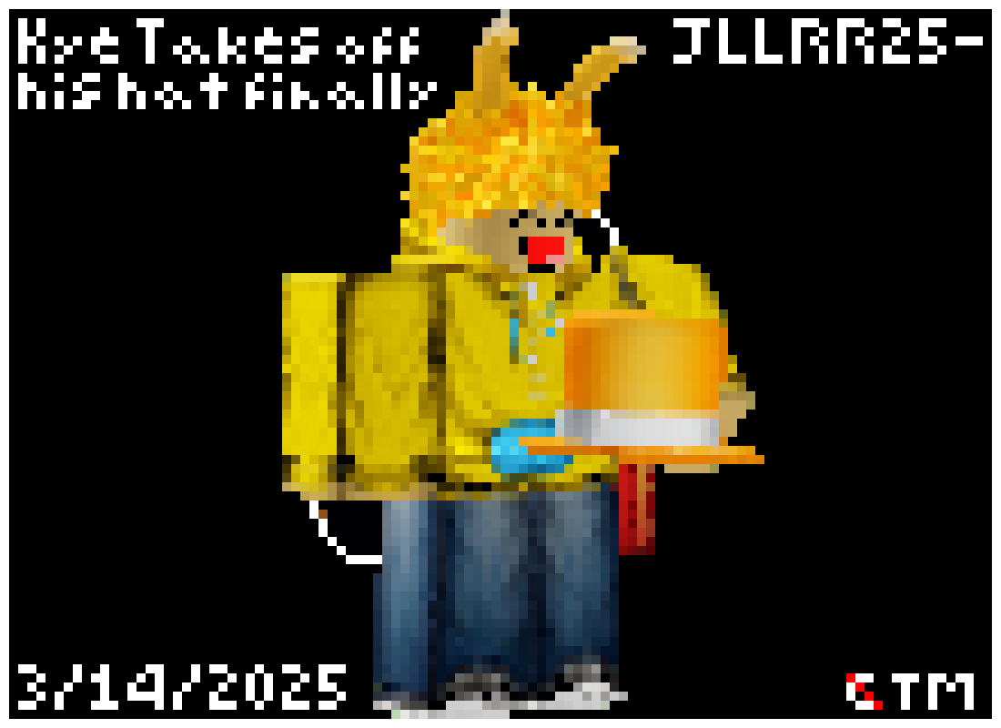 [8ea37e] Kye Takes off his hat finally