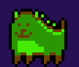 [0ae1f1] Forest dragon dog