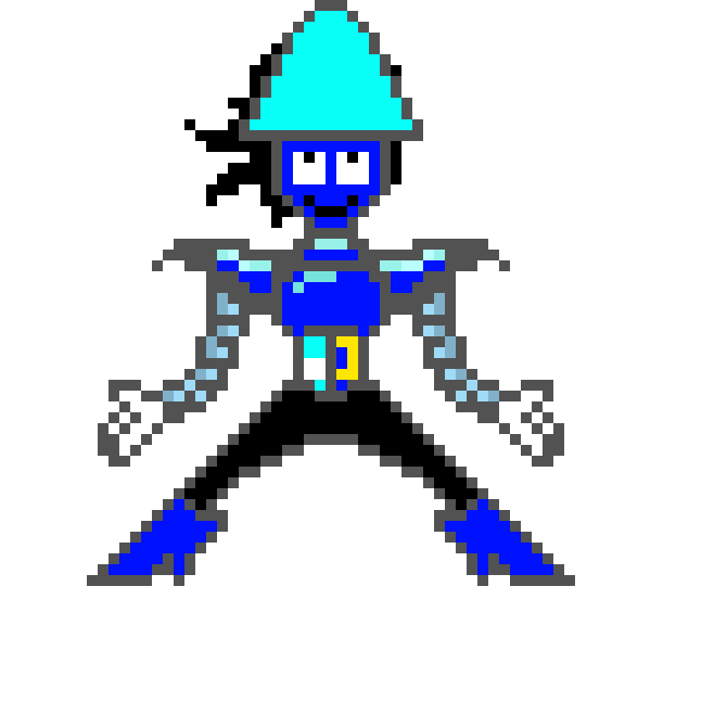 [9664c4] larry=mettaton ex DHMISTALE pixel art challenge