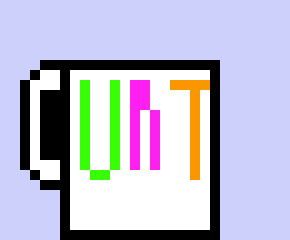 [05b0c1] It says "Unt" on it. Whatever that means. *He sips again*