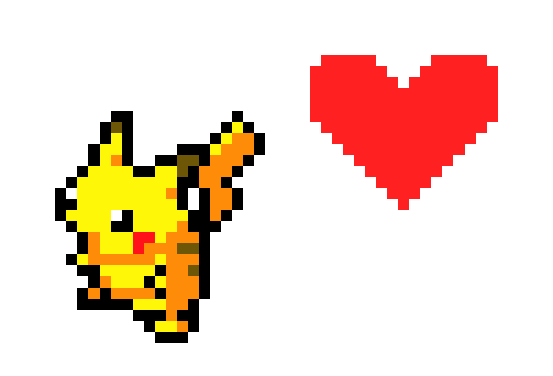 [9664c4] pikachu heart