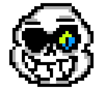 [fc327c] Sans Head Battle Sprite 1#