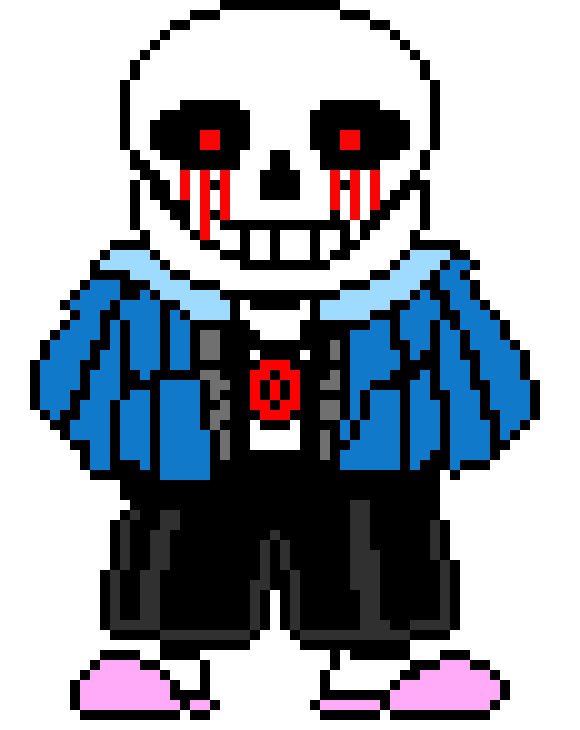 [7456f1] Killer sans: *tps behind dst* H E L  L O. *stabs both sans*