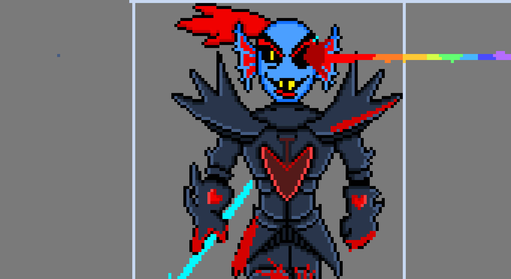 [75f2f2] Afterdusk Undyne The Undying (colored)