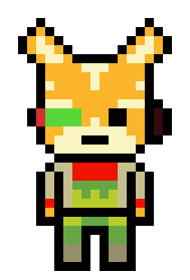 [970413] danganronpa Fox Pixel