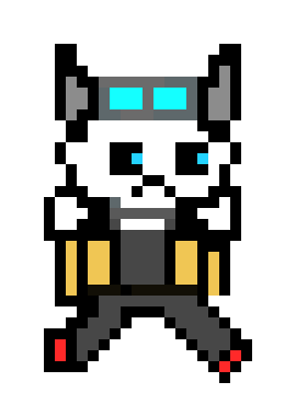 [4463fb] Furryronpa pixel sprite base3