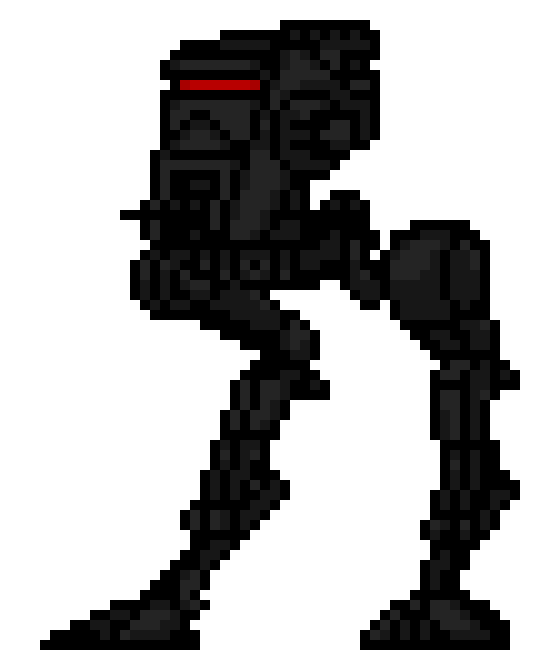 [2d8240] *a small dropship appears, drops off the walker, then dissapears, and the walker begins to walk through the forest, knocking aside trees.* -Pathfinder