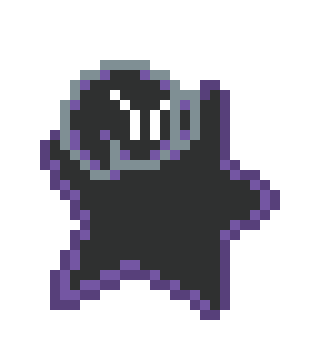 [6d7f3e] Shadow Kirby on star