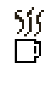 [0e1cce] *Makes a stand for coffee - Fresh!Ink