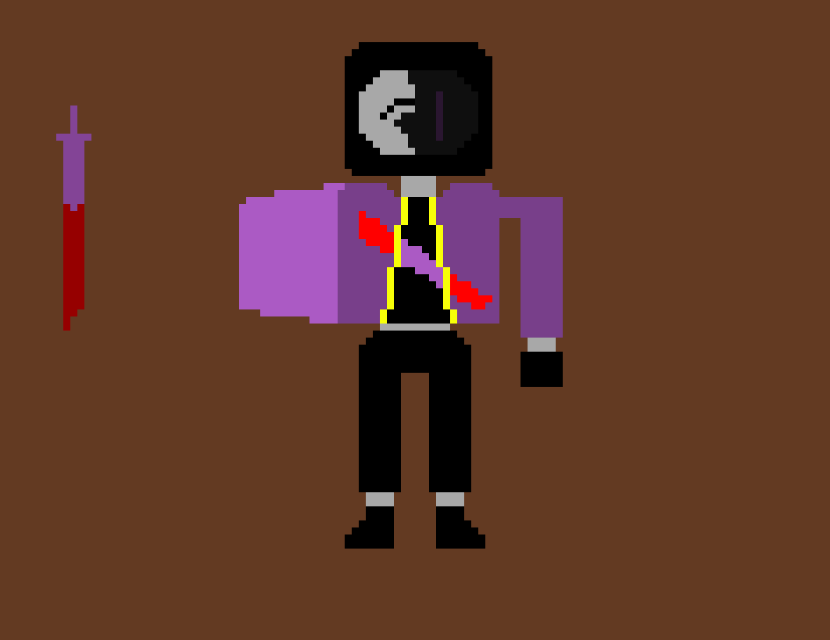 [2fcb16] *THe sword floats up and slashes at Slenderman attepting to keep him away*