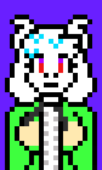 [2ef55a] (Goat)Chara-*She is studying for a exam cuz she be in college* 