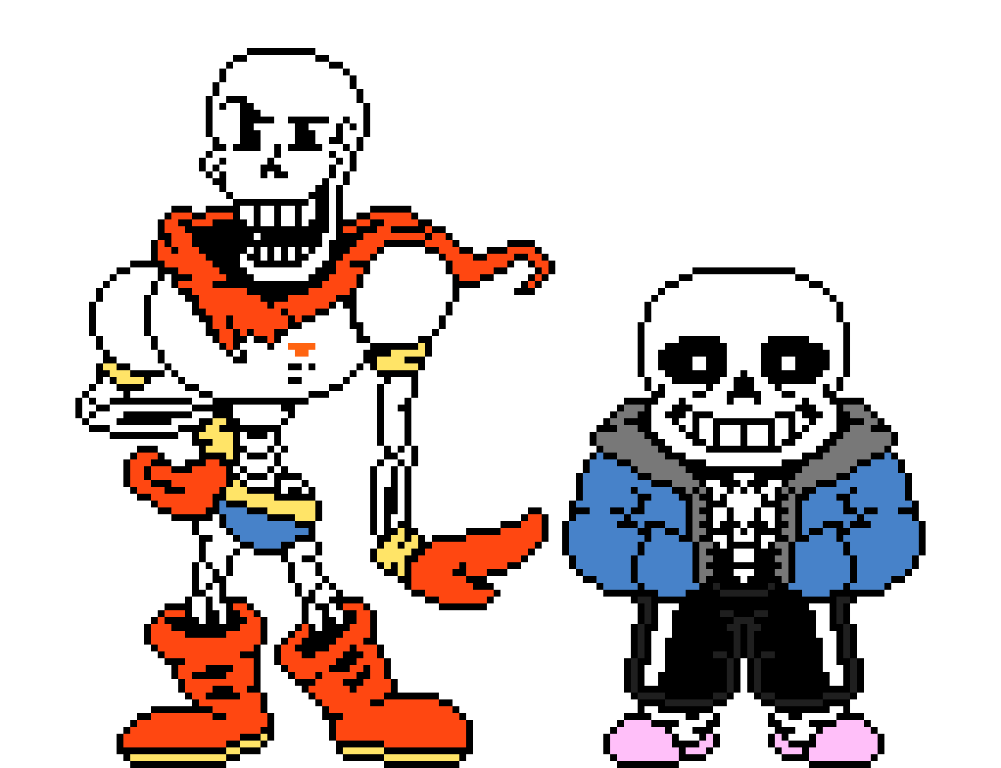 [63ceb7] Undertale Sans and Papyrus the Skelebros