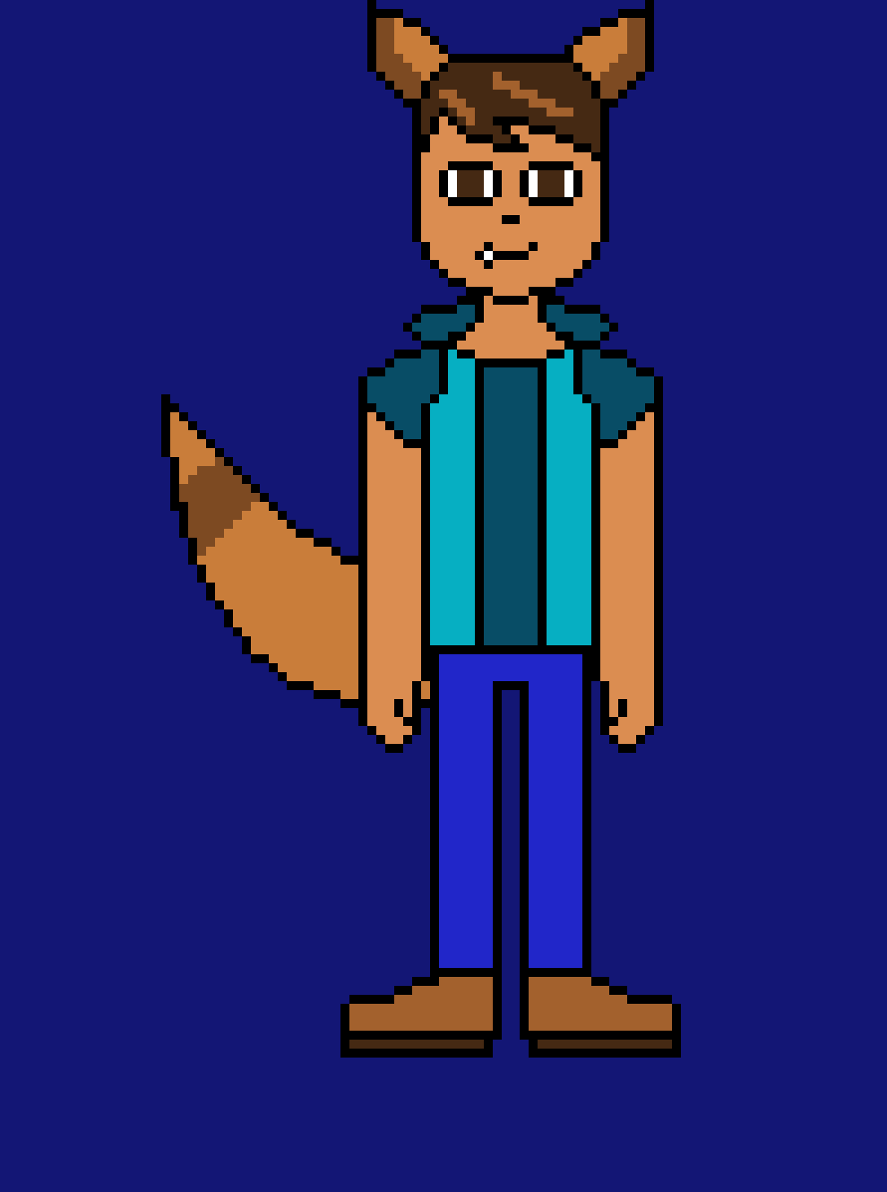 [4fbda4] Eve i want to be a fox like you... im not a wolf, can i be a fox like you, or do you want me to be a wolf- Evan