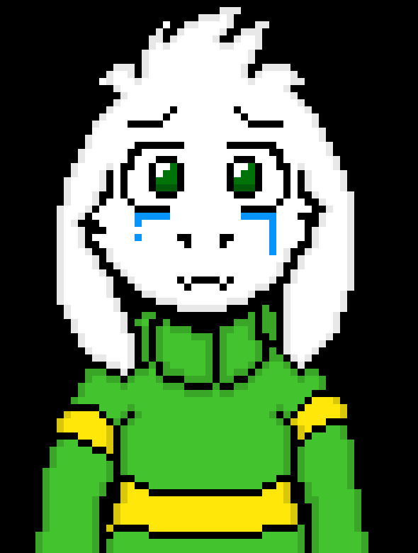 [7c78a2] *Asriel is trying to fight back for control*