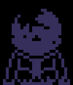 [7ce906] *(Smol deme walks up to ace.) -HorrorTale Sans