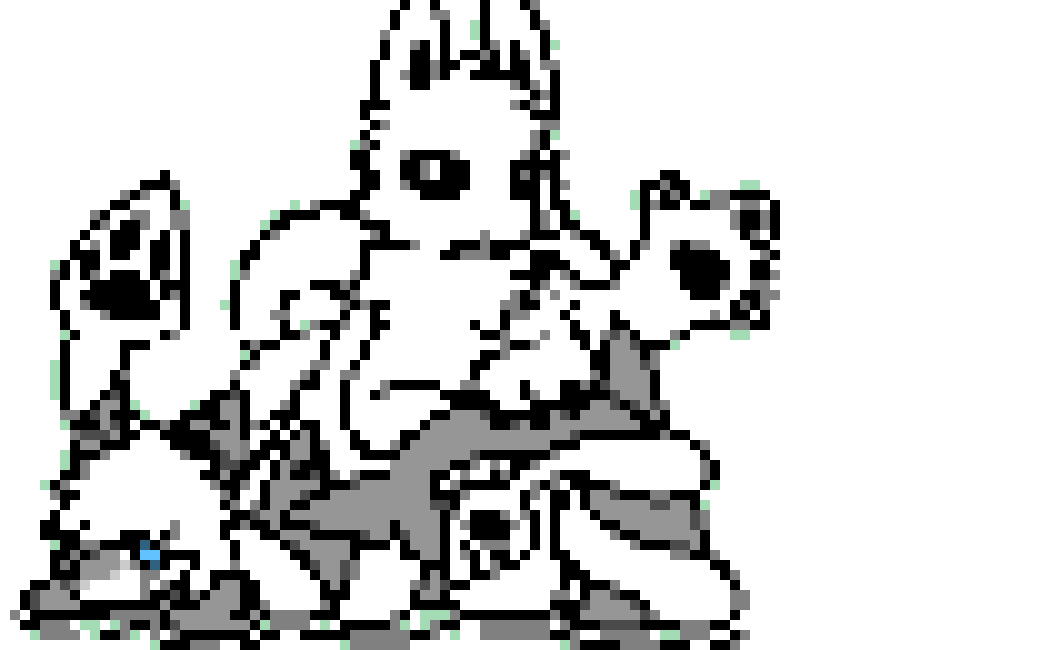 [acbc50] Could someone draw the squid dog boss without the tiger shark?