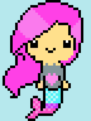 [910e6d] Kawaii Mermaid