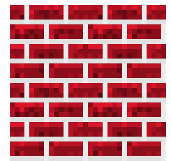 [9664c4] 4x4 minecraft Brick Block