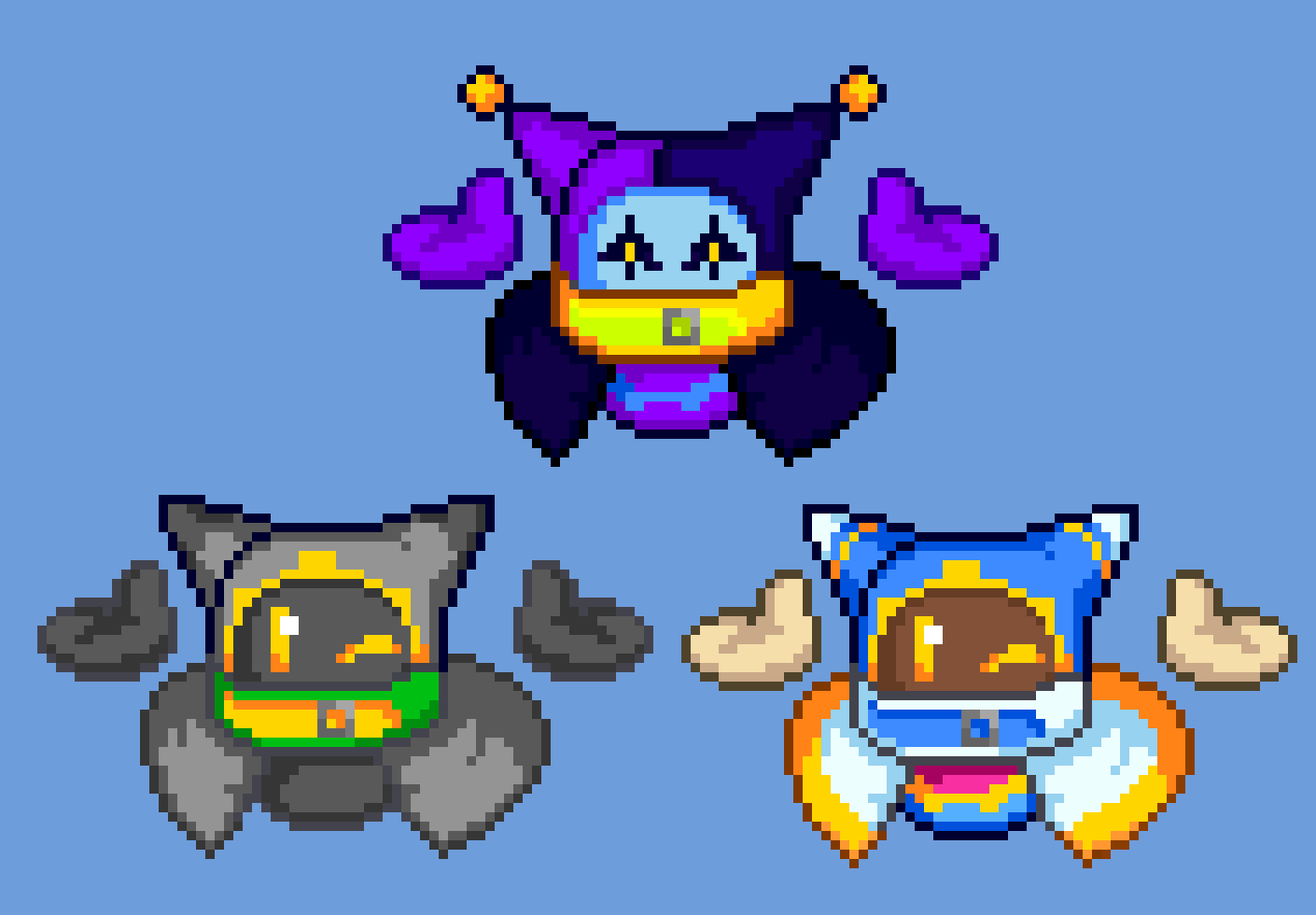 [bfc475] the trio yeets all of them*jevil*SUFFER FROM CHAOS!!!!!!!!!!!!!!!!!!!!!!!!!! :shadow