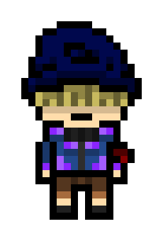 [d5d35e] danganronpa pixel sprite Masaru Botan